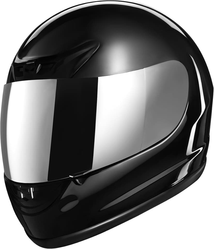 XFMT Full Face Motorcycle Helmet ATV Street Bike Motorbike Helmet DOT Approved with Anti-Fog Visor for Adult Men & Women