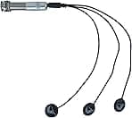 Journey Instruments Passive Piezo Acoustic Pickup – EP001K Three Balanced German-Made Passive Pickup Elements – Piezo Pickup for Acoustic Guitars (Ceramic)