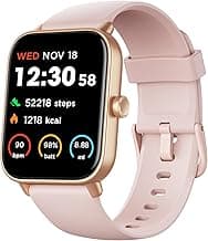Fitpolo Smart Watch for Women,1.8” Touchscreen, Bluetooth Call, Alexa Built-in,24/7 Heart Rate SpO2 Monitor,Step Counting,Sleep Tracking, IP68 Waterproof Fitness Tracker Watch for Android iPhone