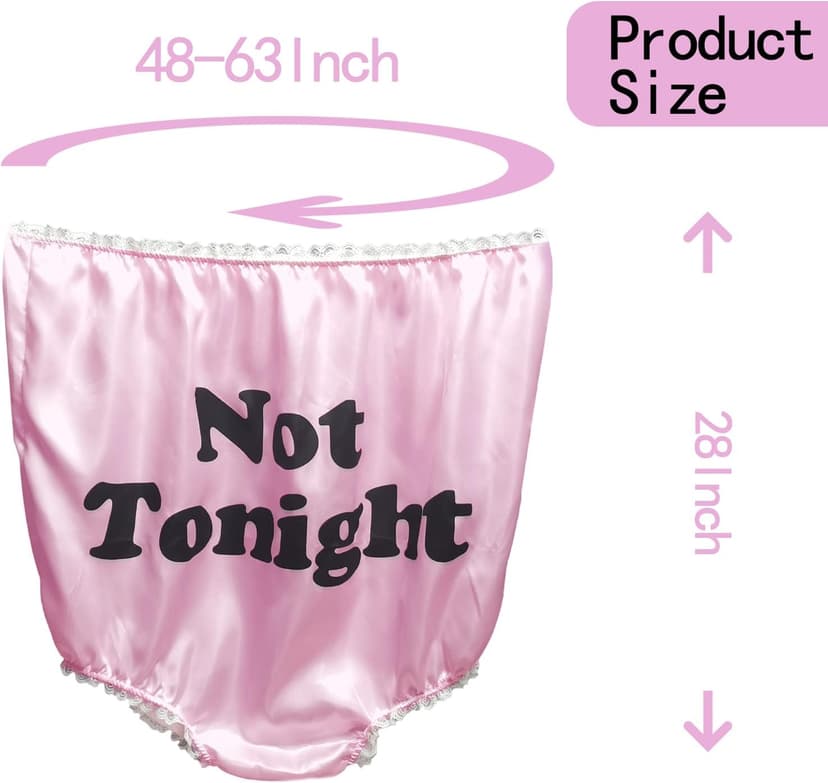 Hosrnovo Funny Underwear for Women, 28Inches Big Granny Panties Gag Gifts for Adults Men