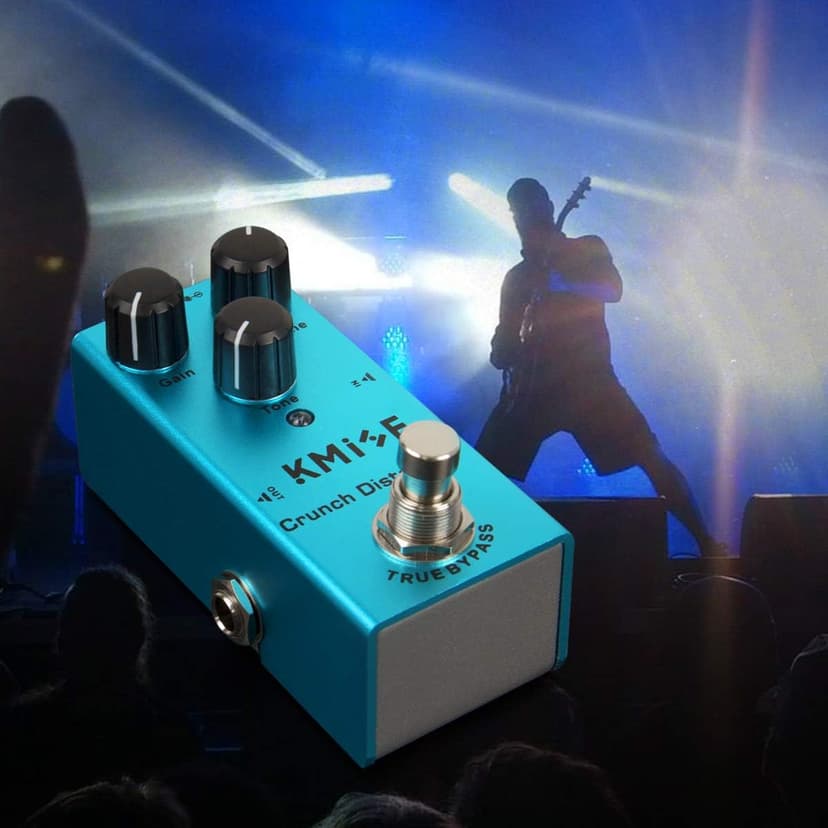 Kmise Crunch Distortion Electric Guitar Effects Pedal Mini Single Type DC 9V True Bypass
