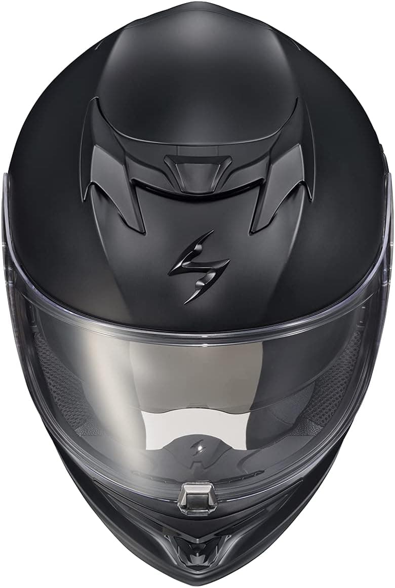 ScorpionEXO T520 Full Face Touring Motorcycle Helmet with Bluetooth Ready Speaker Pockets DOT ECE Approved Solid (Matte Black - X-Large)