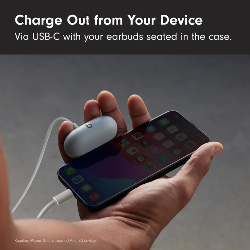 Beats Solo Buds - Wireless Bluetooth Earbuds | 18 Hours of Battery Life | Apple & Android Compatibility | Built-in Microphone - Storm Gray (Renewed)