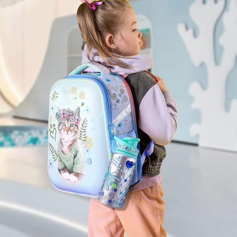 Gifts for Girls, Decorate Create Your Own Water Bottle Kits for Girls, Fun DIY Arts and Crafts Kits Supplies Toys for Kids Ages 4-6-8-10-12, Birthday Gifts Ideas for Girls Back to School Christmas
