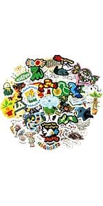 Set of Unique Sticker Decals, 5 Holograms, Waterproof, UV & Scratch Resistant, Great for Gadgets, Officially Licensed 60-Pack Conquest Harry Potter Watercolor Vinyl Stickers B08GNBGSD2