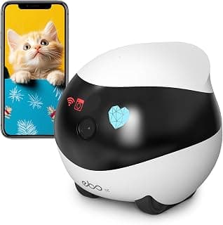 Whole-Home Mobility, Two-Way Talk, Night Vision, Local Storage, Auto-Recharge, Long Distance Gift for Family/Pet Enabot EBO SE Home Robot Camera: 1080P Mobile FamilyBot Pet Companion B09R6V3CJM