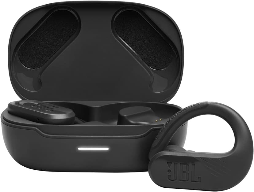 JBL Endurance Peak 3 - Dust and Water Proof (IP68) True Wireless Active Earbuds, JBL Pure Bass Sound, Up to 50 Total Hours of Playback with Speed Charge, Ambient Aware & Talk Thru (Black)