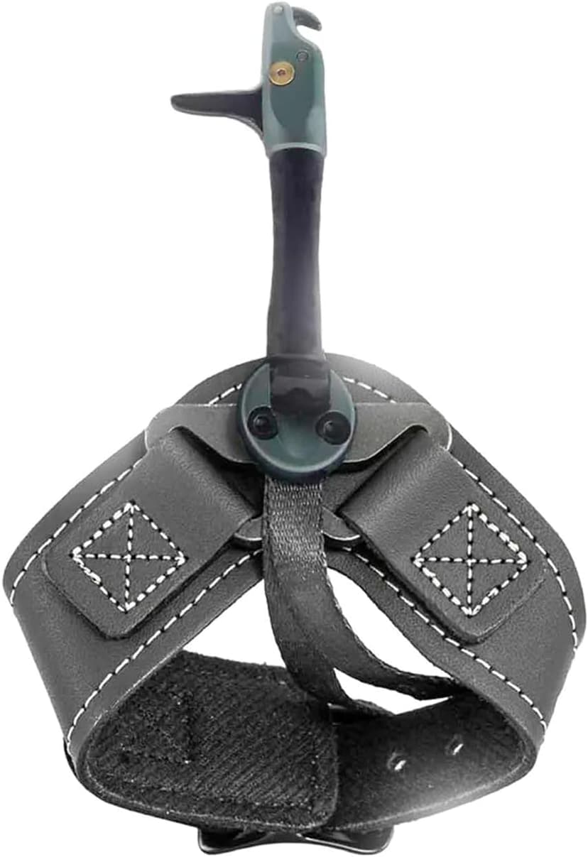 Stan SoleX Index Finger Archery Bowhunting Release - Buckle Wrist Strap Open Hook Trigger Aid with Single-Sear Design, Adjustable Length, Travel & Tension