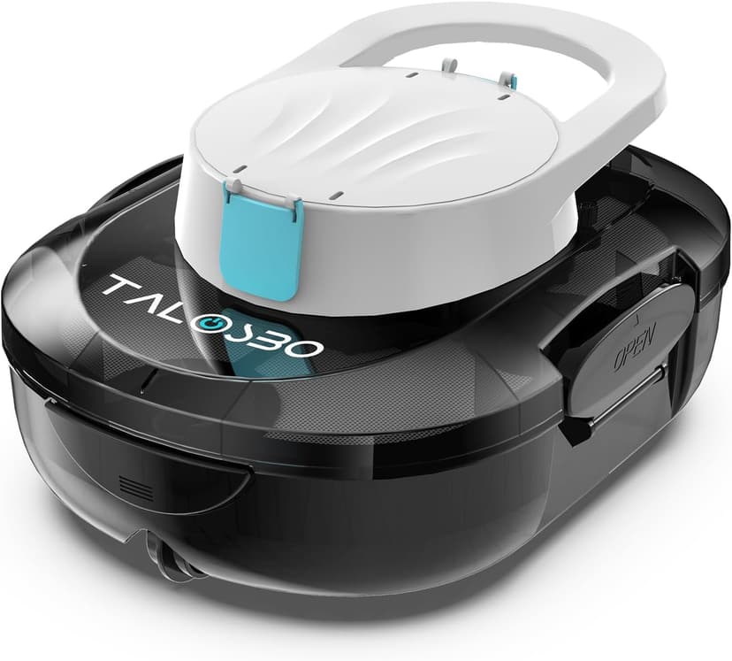 (2026 Upgrade) TALOSBO S1 PRO Robotic Pool Vacuum – Dual-Motor Above-Ground Pool Cleaner, 120 Mins Runtime, Quick Charging, 2.2L Large Filter Basket & Auto-Parking for Easy Retrieval