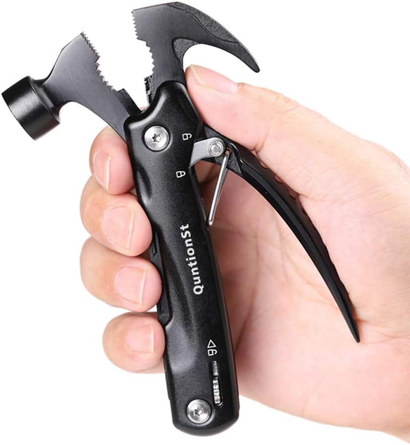 Gifts for Men, Valentines Day,12-in-1 Hammer Multitool, Stocking Stuffers for Men,Christmas Stocking Stuffers for Adults Dad Husband Boyfriend, Mens Gift for Him, Birthday Gift Idea,Mini Multi Tool B07XQZ6QWS