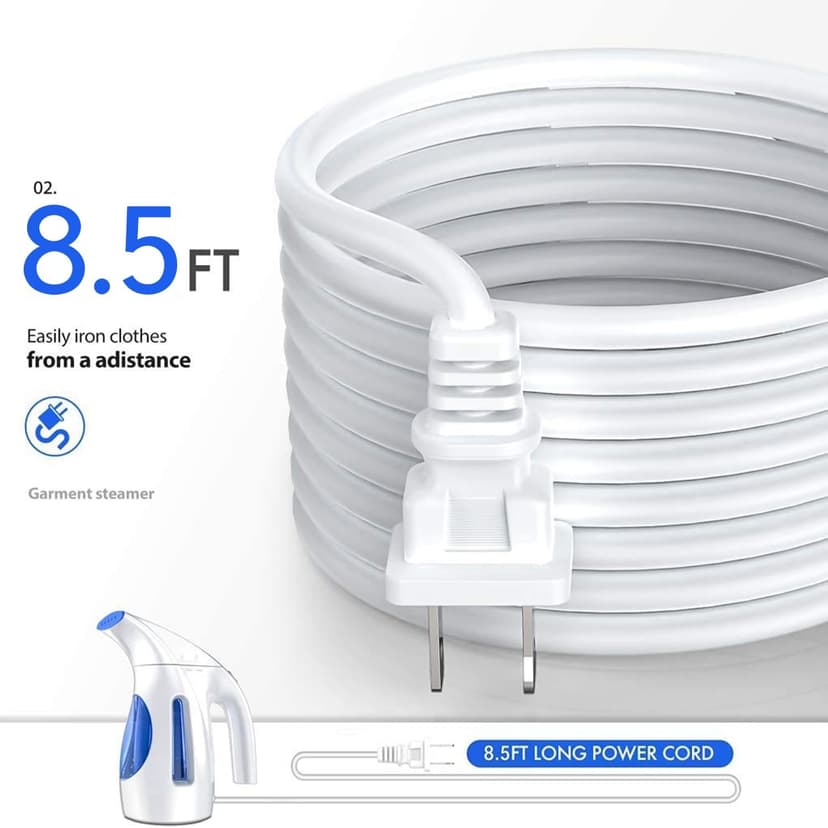 HiLIFE Steamer for Clothes, Portable Handheld Clothing Steamer, 240ml Big Capacity, 700W, Strong Power, Fabric Quick Wrinkle Remover for Home, Office, Travel (ONLY FOR 120V)-Blue