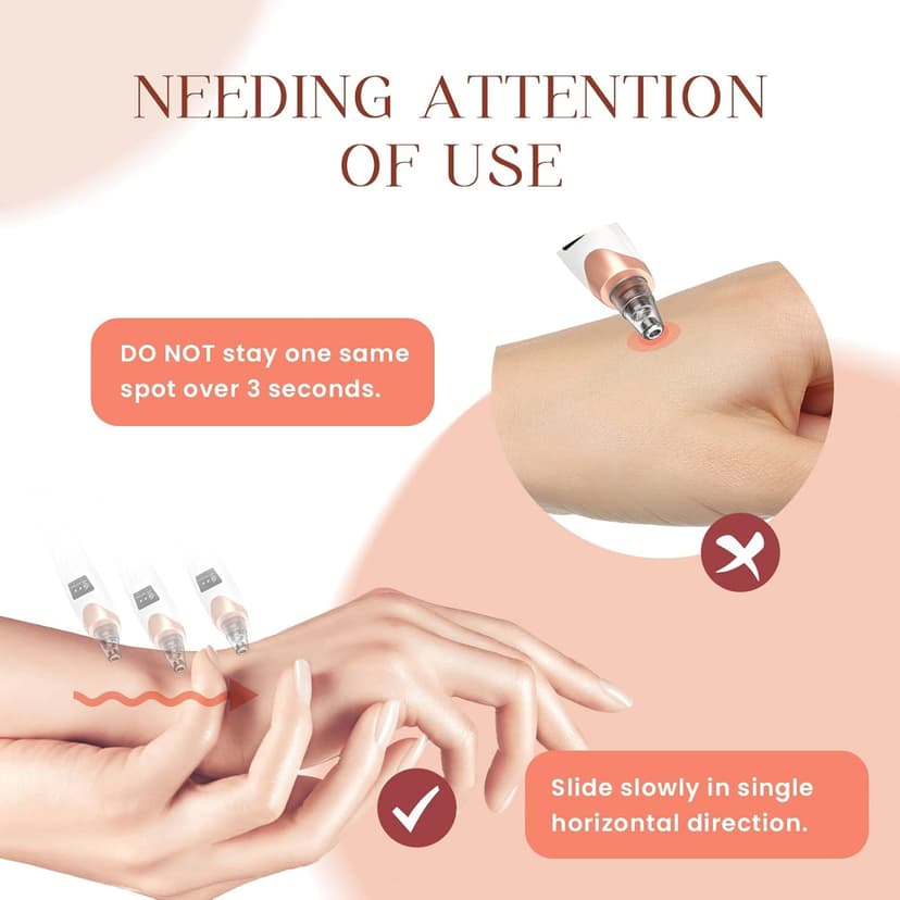 2025 Blackhead Remover Pore Vacuum,Facial Pore Cleaner-5 Suction Power,5 Probes,USB Rechargeable Blackhead Vacuum Kit Electric Acne Extractor Tool for Adult