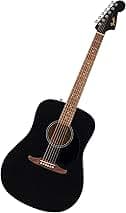 Fender California Debut Redondo Series Acoustic Guitar, Beginner Guitar, 2-Year Warranty, Black