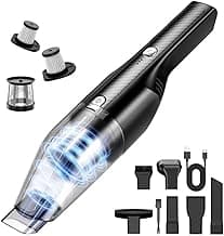 Antaha Handheld Vacuum Cordless -Car Vacuum Portable Cordless Cleaner with 11000Pa Powerful Suction,1.2lbs Lightweight, Type-C Charge, Multiple Accessories, Portable Hand Vacuum for Home, Pet and Car