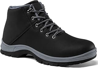 CARENURSE Mens Lightweight Hiking Boots Water Resistant Mid Ankle Work Casual Hiker Trekking Outdoor Boots Anti Slip Hiking Shoes