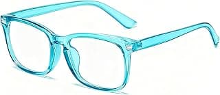 WINTOO Blue Light Glasses for Woman Men | 99% Blue Light Blocking Glasses | Computer Glassess | Gaming | TV Phone Screen Reader Square Frame | Anti Eyestrain & UV Glare,1 Pack