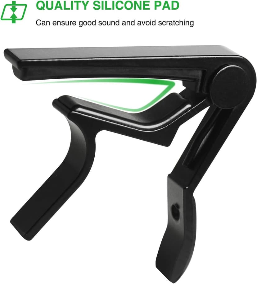Guitar Capo, 6-String Acoustic & Electric Guitar Capo,Capo for acoustic guitar(Black)