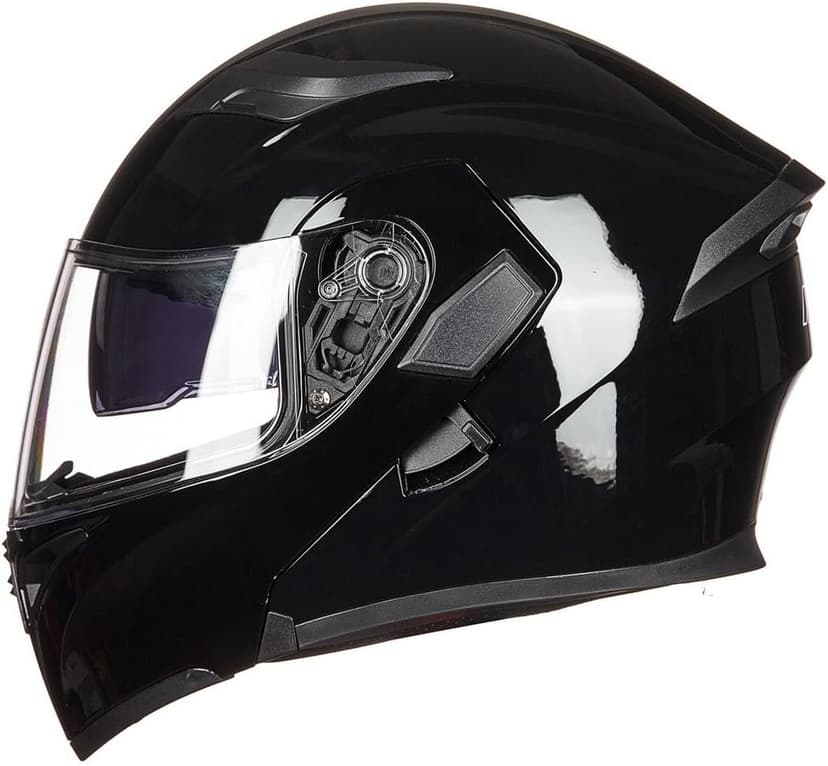 ILM Motorcycle Dual Visor Flip up Modular Full Face Helmet DOT Model 902/902L