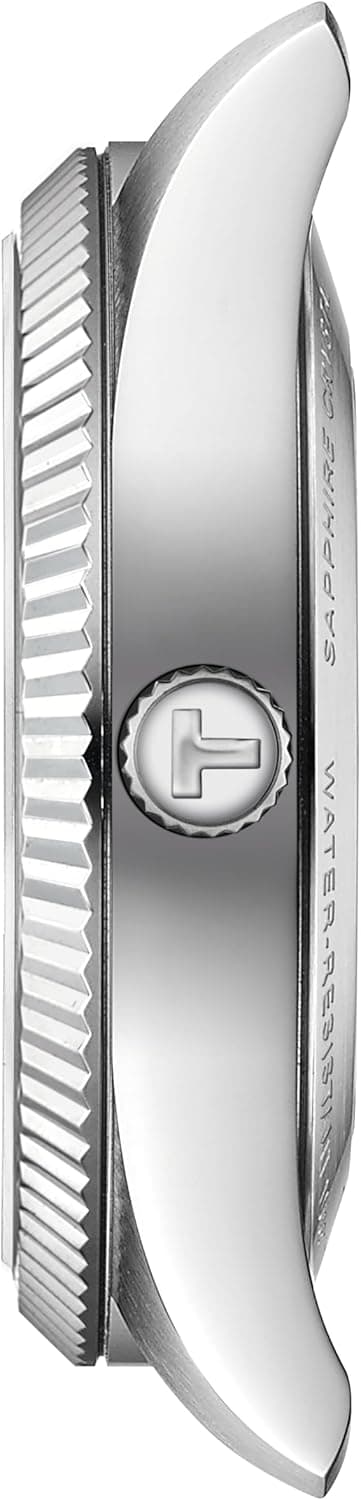 Tissot Ballade Powermatic 80 COSC 39mm, Swiss Automatic Watch for Men, Stainless Steel Case, Silver Dial, T1564081103300