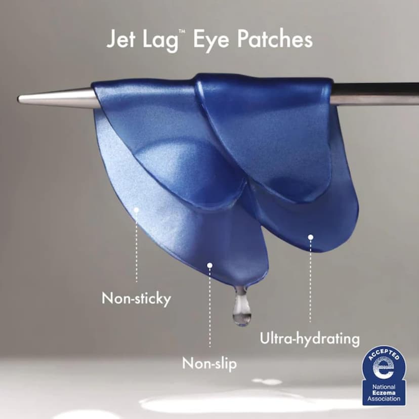 Summer Fridays Jet Lag Hydrating Eye Patches - De-puffing Hydrogel Under Eye Masks with Hyaluronic Acid, Caffeine + Peptides - Soothing + Refreshing At-Home + Travel Skin Care (6 Pairs) B0F19YY96Z