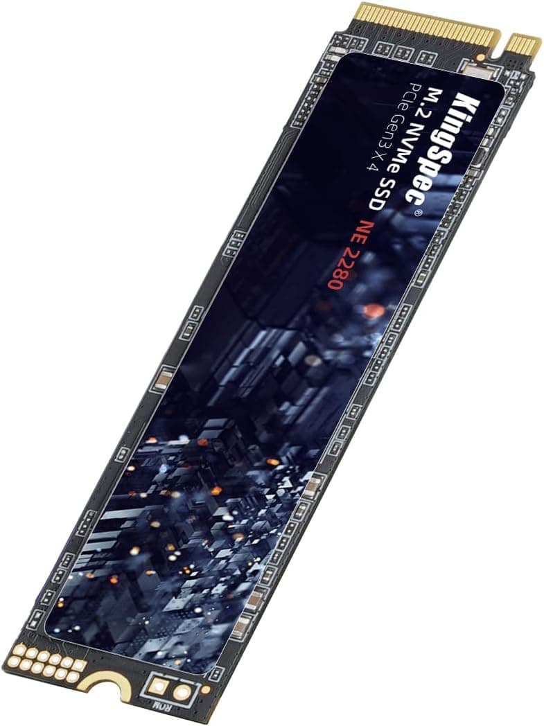 KingSpec SSD 256GB, M.2 NVMe Gen3x4 SSD 2280 - Up to 2400MB/s, Internal Solid State Drive with 3D NAND Flash, Compatible with Desktop and Laptop