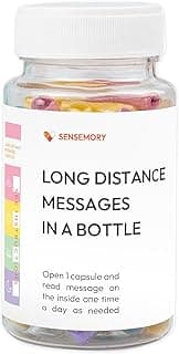 Pre-Written Love Capsules Messages in a Bottle, Love Letters Long Distance Relationships Gifts (50+),Christmas, New Year Gifts for Husband, Wife, Boyfriend, Engaged Gifts for Couples (Long Distance)