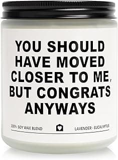 Housewarming Gifts New Home, Best Housewarming Gifts 2025 - Handmade Lavender Scented Candle - New Home Gift Candle Ideas, House Warming Gift for Friends Couple New Homeowner (7oz)