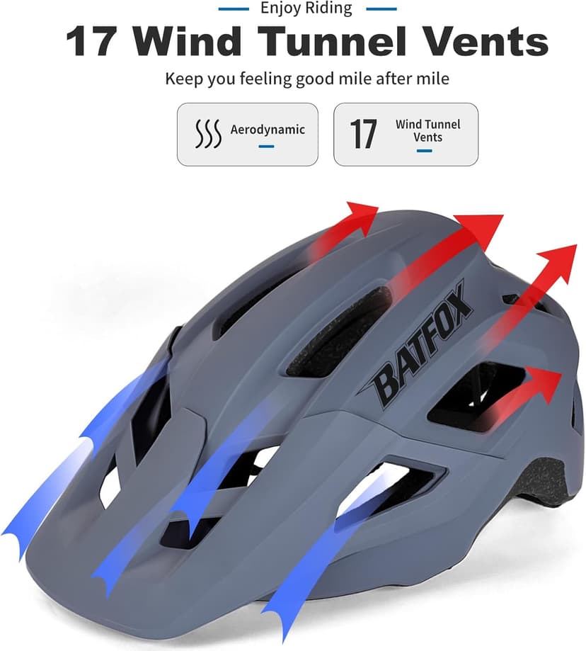 NTA 8776 E-Bike & Mountain Bike Helmet for Adults Youth, E-MTB Cycling Helmet for Men Women (52-60CM)