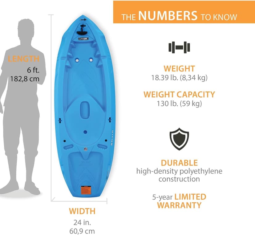 Lifetime Lifetime Shark Youth Kayak with Paddle