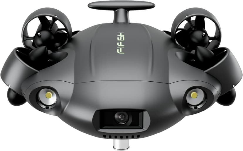 FIFISH QYSEA V6 Expert M100 with 6 Hours Working Time, AI Vision Lock Underwater Drone, QYSEA Underwater Robot with EPP Case, Q-Interface, Portable ROV with 4K Camera, 330ft Dive