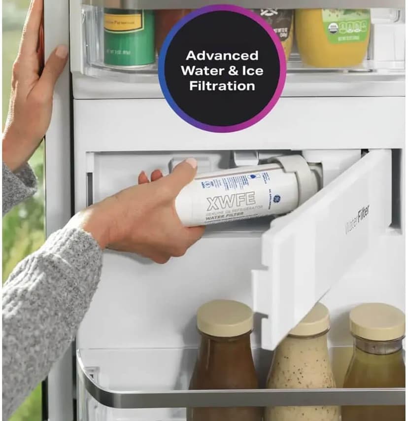 GE Profile PVD28BYNFS 36" 4-Door French Door Refrigerator with 27.6 cu. ft. Total Capacity in Fingerprint Resistant Stainless Steel