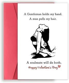 Valentines Day Card Gifts for Him Men, Happy Valentine's Day Gifts for Husband Boyfriend Fiance form Wife Girlfriend Fiancee, Mens Valentines Gifts Ideas, Vday Card
