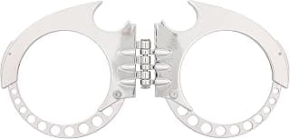 SalesOne DC Batman Forever Bat Cuffs Bracelet Replica Collector's Box Set | Jewelry For Cosplay, Display, and Everyday Wear