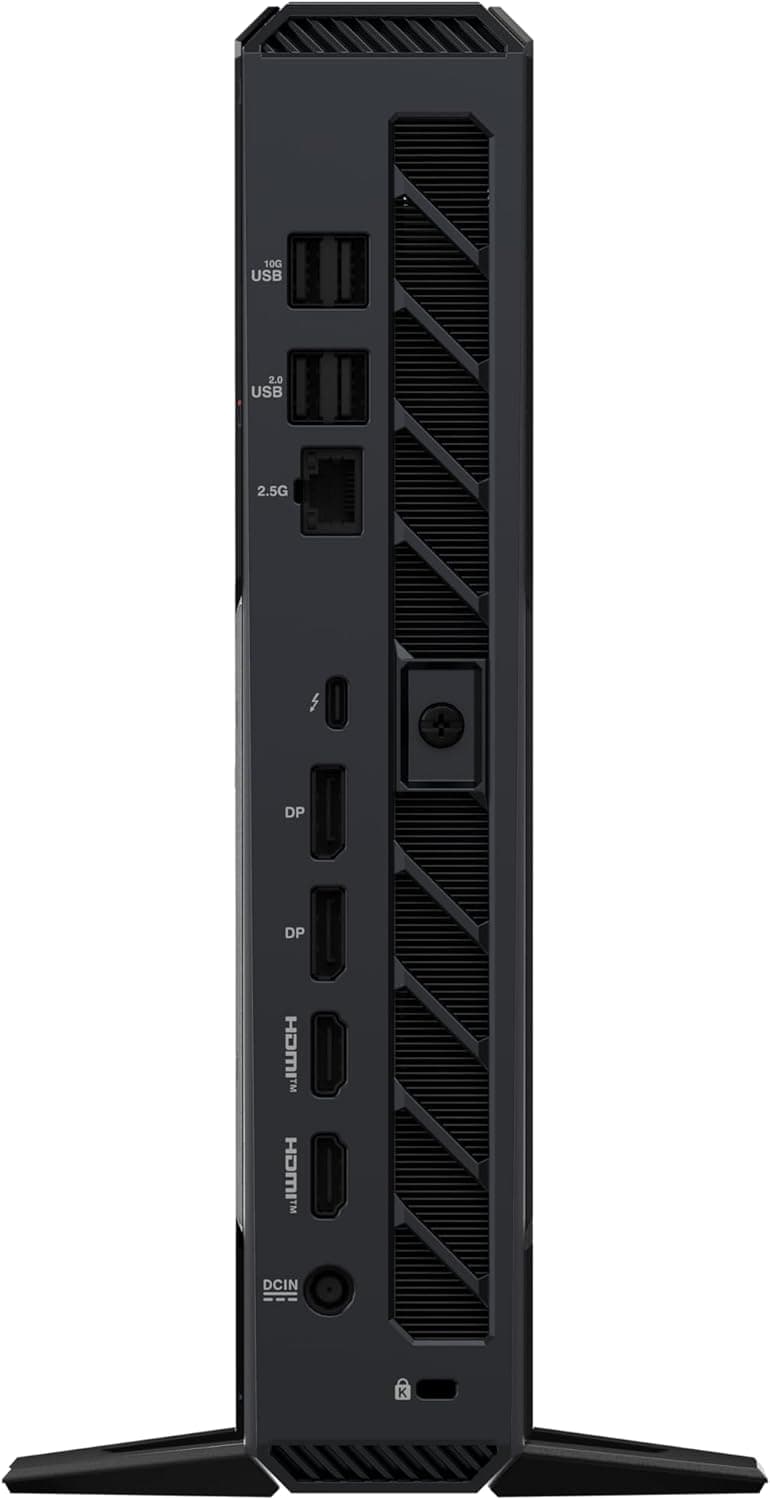 ROG NUC (2025) Gaming Mini PC with Intel® Core™ Ultra 7 (Series 2) ARL-HX CPU, NVIDIA® GeForce RTX™ 5060 MobileGPU, 32GB DDR5 RAM, 1TB NVMe SSD, Thunderbolt™ 4, Triple-Fan Cooling, and ARGB Lighting