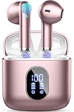 Wireless Earbuds, in Ear Headphones with 4 ENC Mics, Bluetooth 5.4 Ear Buds Hi-Fi Stereo, 36H Playtime Earphones with USB-C Charging Case, 3g Lightweight, IP7 Waterproof Headset for Work/Running