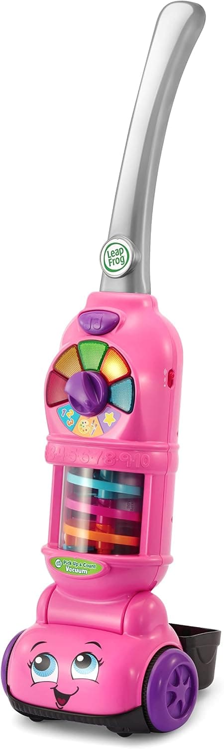 LeapFrog Pick Up and Count Vacuum, Pink B0876D759W