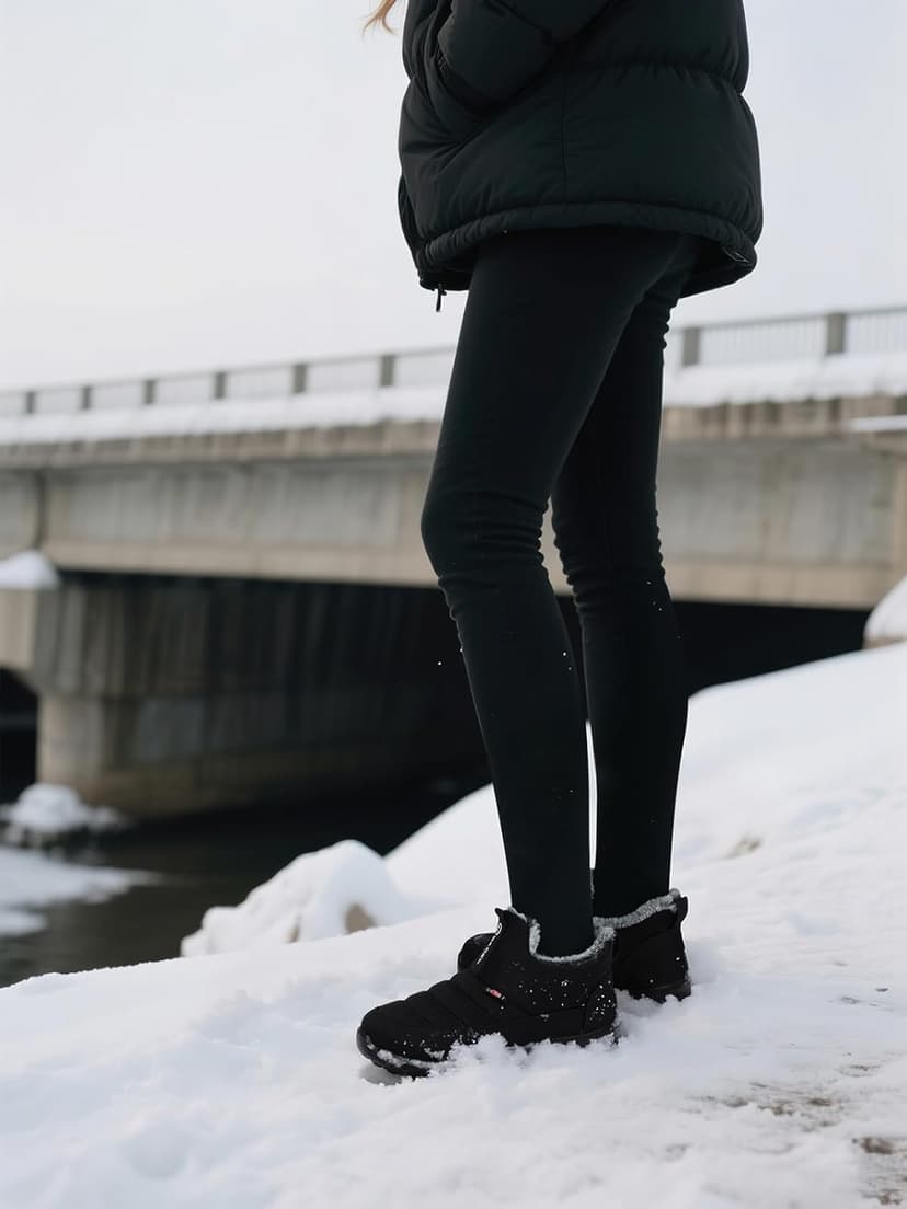 SHIBEVER Womens Winter Snow Boots: Women Ankle Booties Warm Fur Lined Waterproof Insulated Slip On Outdoor Shoes