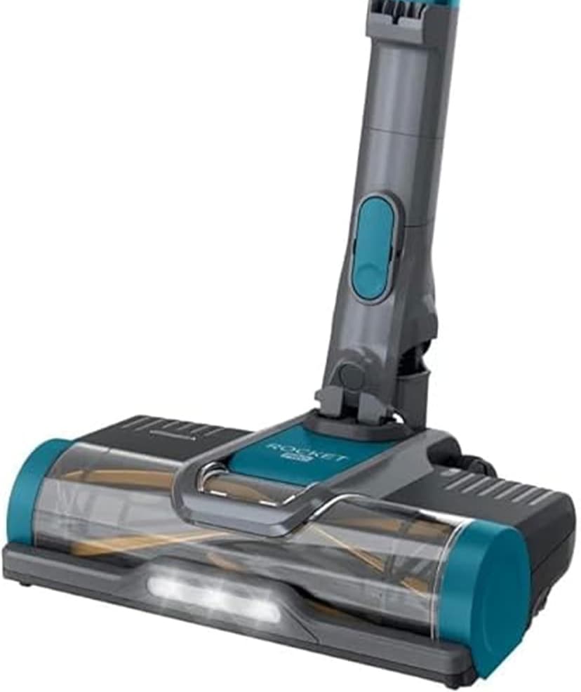 Shark Pet Pro Cordless Lightweight Stick Vacuum Cleaner, Self Cleaning Brushroll, 40 Min Runtime, Removable Handheld, XL Dust Cup, Teal/Grey (Renewed)