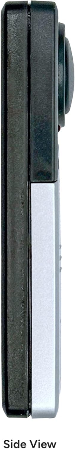 Techko S189 Ultra Slim Safe Pool Alarm for Kids, ETL Listed UL 2017 Compliant, Indoor/Outdor Weather Resistant, 110db Loud Alarm with 2X Bypass Buttons, Gray, 1Count