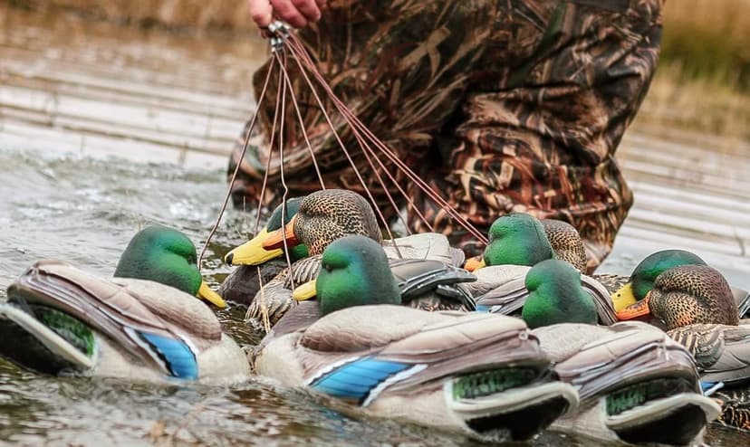 Mallard Duck Decoys by Heyday – Ultra-Light 100% HydroFoam | Durable, Realistic Design | 6 Pack of Duck Hunting Decoys