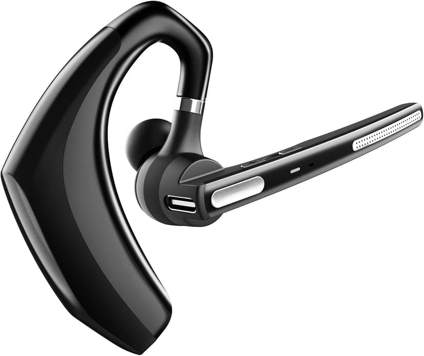 Kelazola Bluetooth Headset V5.1,Wireless Bluetooth Earpiece with CVC8.0 Dual Mic Noise Cancelling,500mAh Battery for 110H Work Time,Handsfree Earphones for Cell Phones/PC for Business Office/Driving