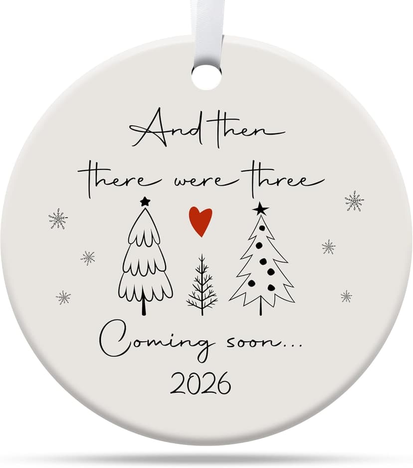 Expecting Baby Ornament 2026, Pregnancy Announcement for Husband Grandparents Family Aunt, Gifts for Expecting Parents Expecting Parents to Be Unique Gifts 2026