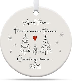 Expecting Baby Ornament 2026, Pregnancy Announcement for Husband Grandparents Family Aunt, Gifts for Expecting Parents Expecting Parents to Be Unique Gifts 2026