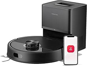 roborock Q7 M5+ Robot Vacuum and Mop, Upgraded from Q5 Max+, Up to 7-9 Weeks Self-Empty, 10000Pa Suction, Dual Anti-Tangle System for Pet Hair & Carpet, PreciSense LiDAR Navigation, App Control, Black