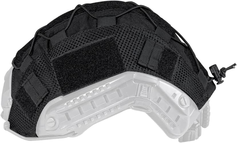 IDOGEAR Tactical Helmet Cover for Fast Helmet camo Helmet Cover for Airsoft Helmet in Size M/L, Military Paintball Hunting Shooting Gear - 500D Nylon - Without Helmet
