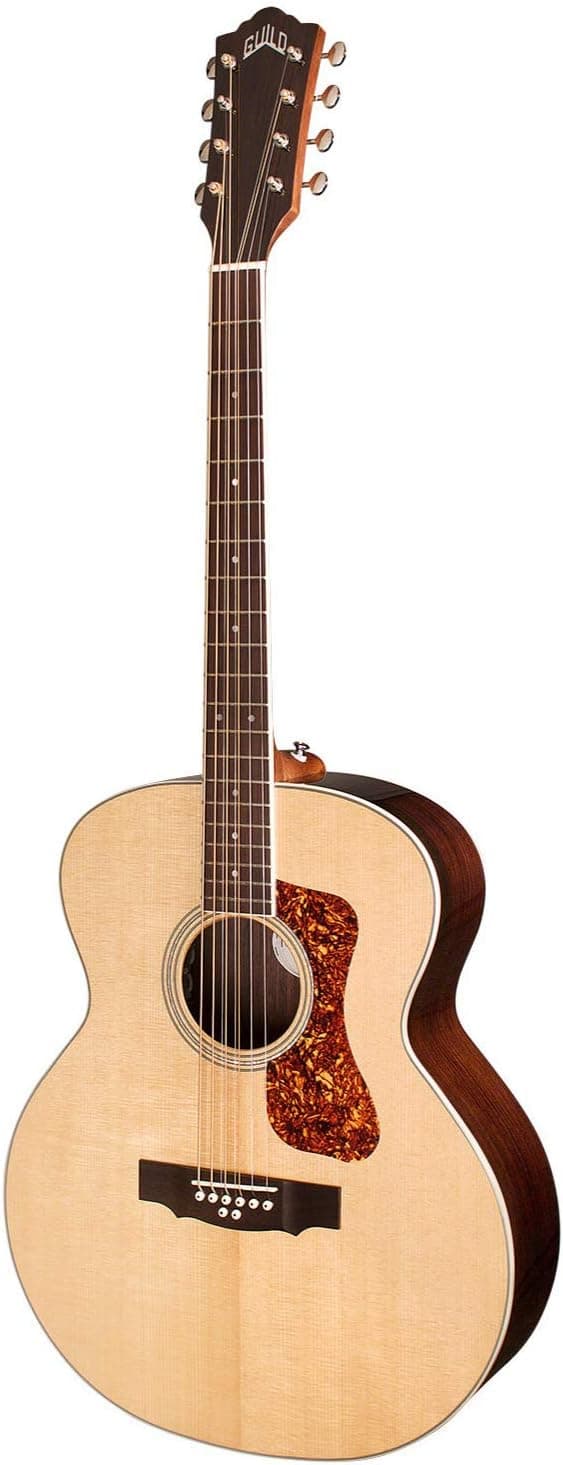 GUILD BT-258E Baritone Deluxe Acoustic-Electric Guitar - Natural