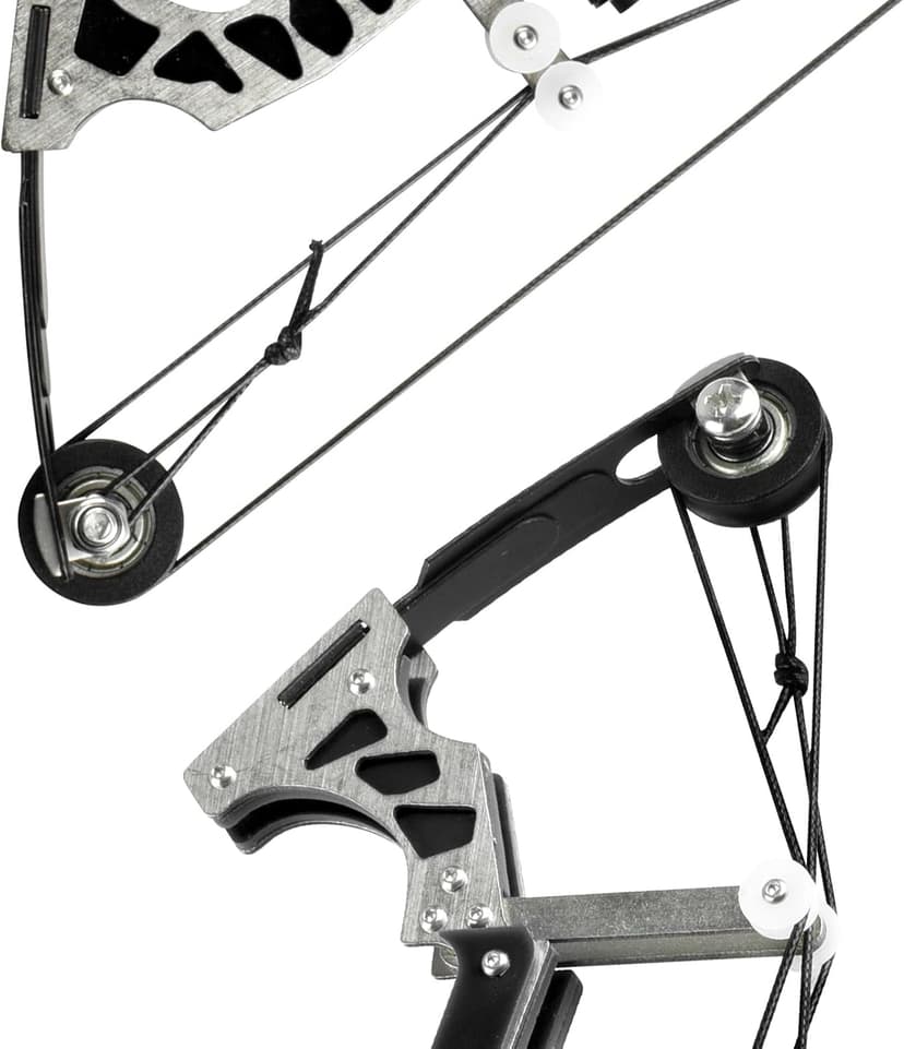 Archery Bow Set Left and Right Hand Compound Bow Hunting Bow Metal Material Catapult RH/LH for Practice Archery