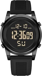 MONDISOLT Military Black Waterproof Sports Wrist Watches for Men Digital Tactical Mens Sport Watches Waterproof Military