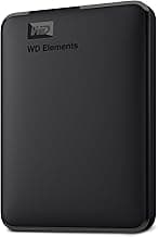 WD 2TB Elements Portable External Hard Drive for Windows, USB 3.2 Gen 1/USB 3.0 for PC & Mac, Plug and Play Ready - WDBU6Y0020BBK-WESN