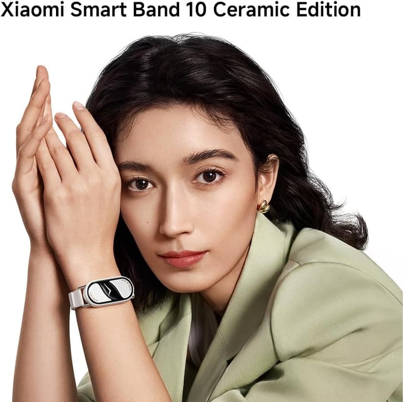 XIAOMI Mi Smart Band 10 (2025) Global Version - 1.72" AMOLED Display | 21 Days Battery Life | Touchscreen, Multi-Sport Tracker, Activity Tracker, Heart Rate Monitor | BT5.4 - (Midnight Black)